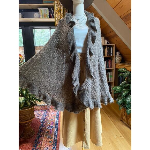 Knit Cape Spiegel 1990s - Picture 3 of 5